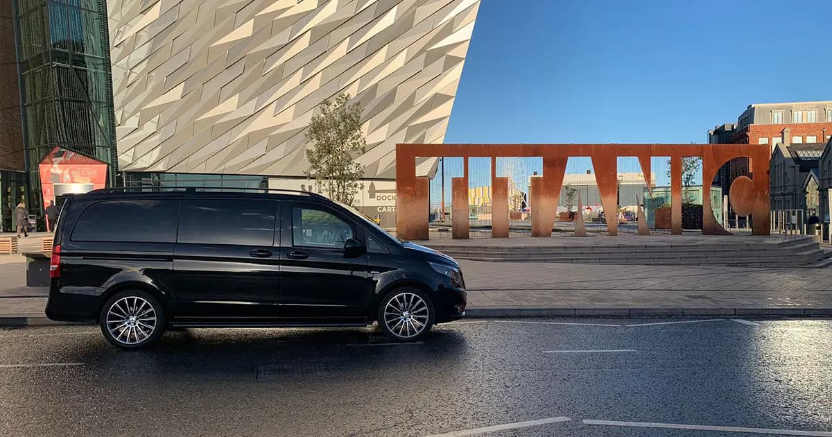 Chauffeur Me Van at Titanic Belfast